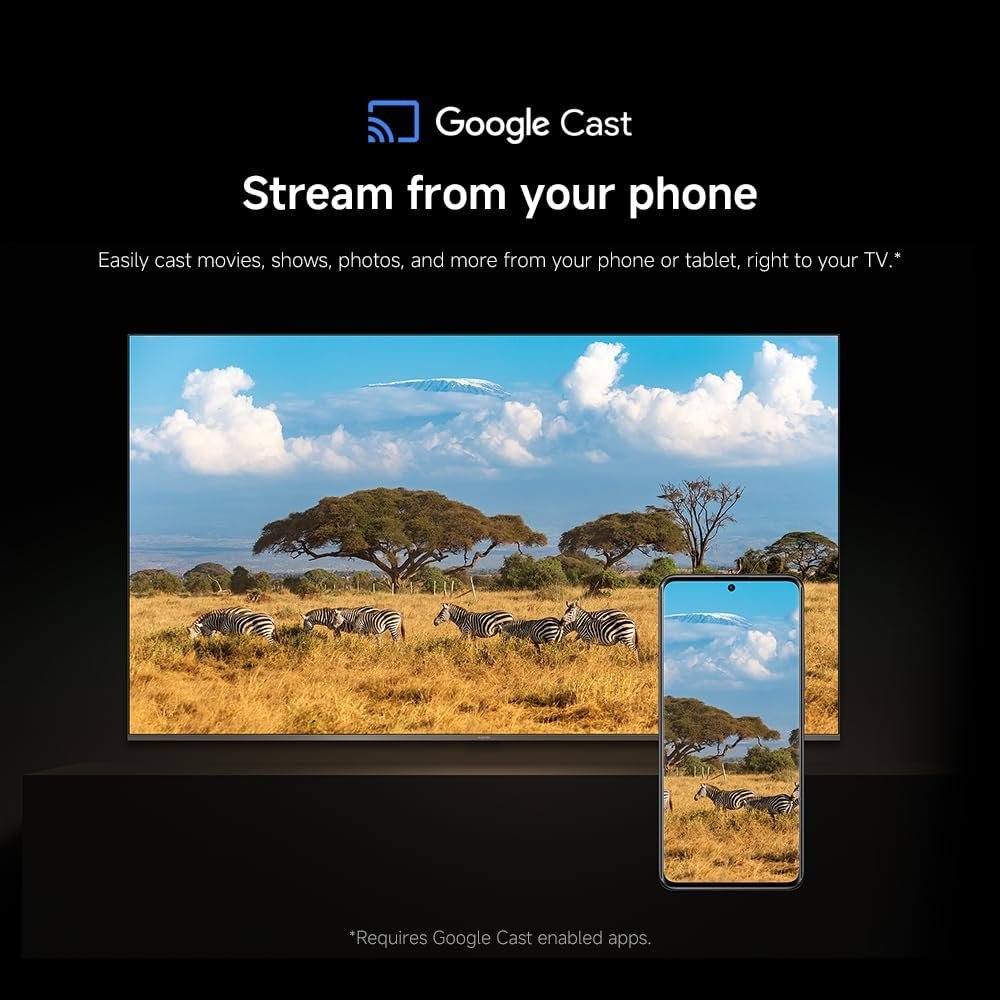 Téléviseur Xiaomi 55 Pouces (139 cm) 4K QLED Google TV