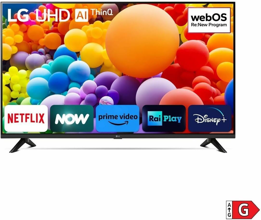 Téléviseur | LG 55UT73 | 55 Pouces | LED 4K UHD | Smart TV 2024 avec IA α5 Gen7