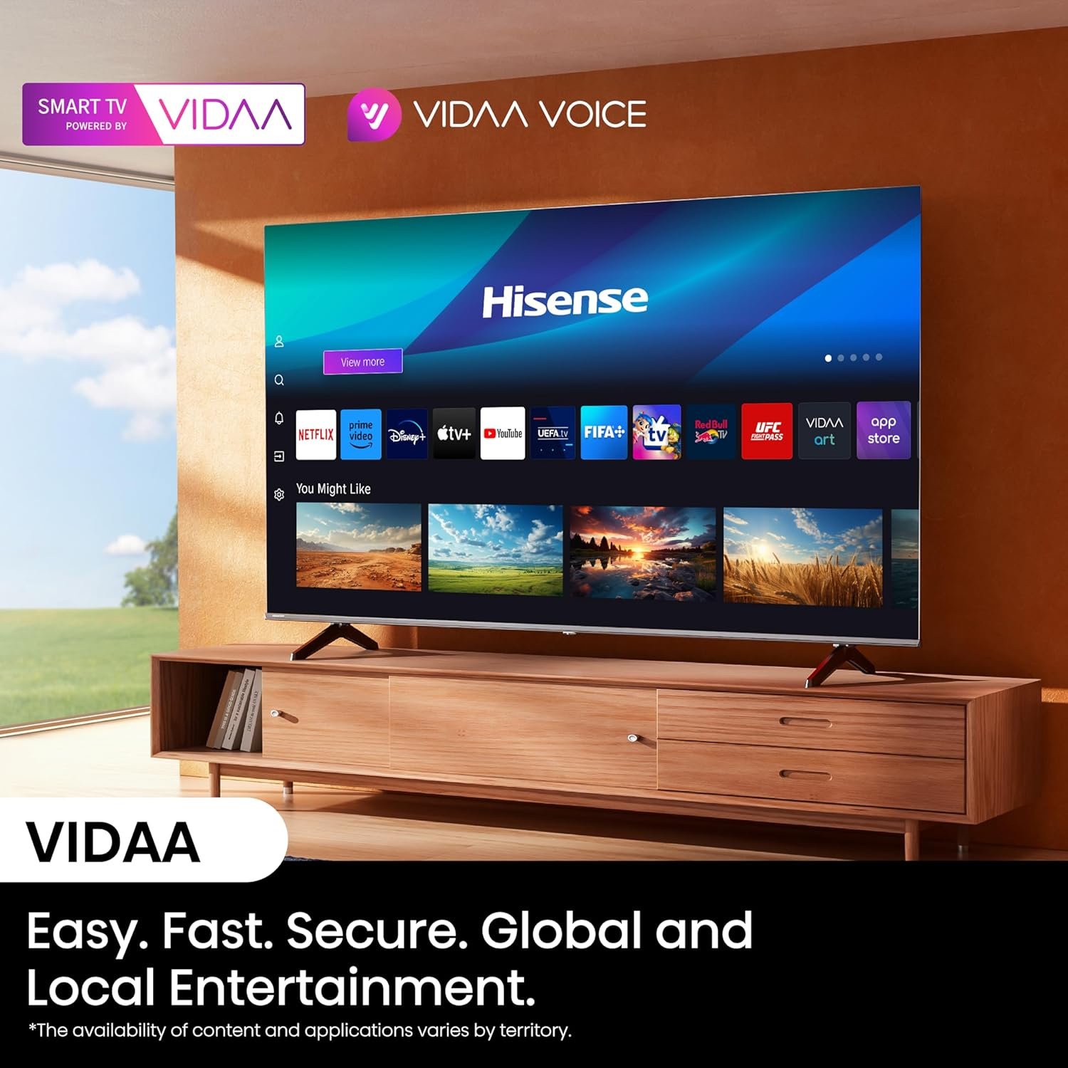 Téléviseur Hisense 43” 4K UHD