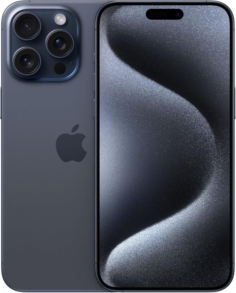 Apple iPhone 15 Pro Max | Smartphone 6,7” Super Retina XDR ProMotion 120 Hz | Puce A17 Pro | Appareil Photo 48 Mpx
