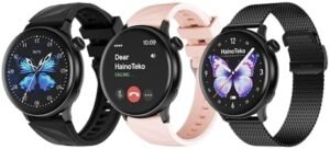 HainoTeko G20 Mini | Montre Connectée | Smartwatch | Cardiofréquencemètre, Suivi d’Activité | Écran Tactile Lumineux | Notifications Smartphone | Sport et Bien-Être
