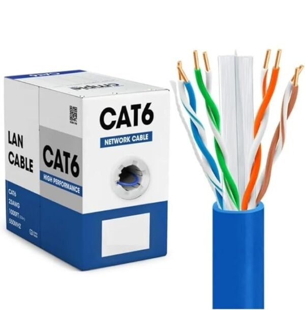 Cable Réseau UTP Cat 6 Ethernet 305M | Cable LAN Haut Débit 1 Gbps ...