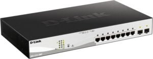 D-Link DGS-1210-10MP | Switch Smart Managed 10 ports Gigabit PoE+ | 2 ports SFP | Gestion L2+ | Réseau stable | Sécurité Renforcée