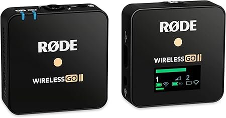 Mini Microphone avec émetteur Rode Wireless GO II Microphone sans fil Micro cravette