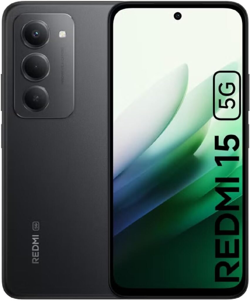 Xiaomi Redmi 15 5G | 6 Go RAM | 128 Go Stockage | Batterie 7000 mAh