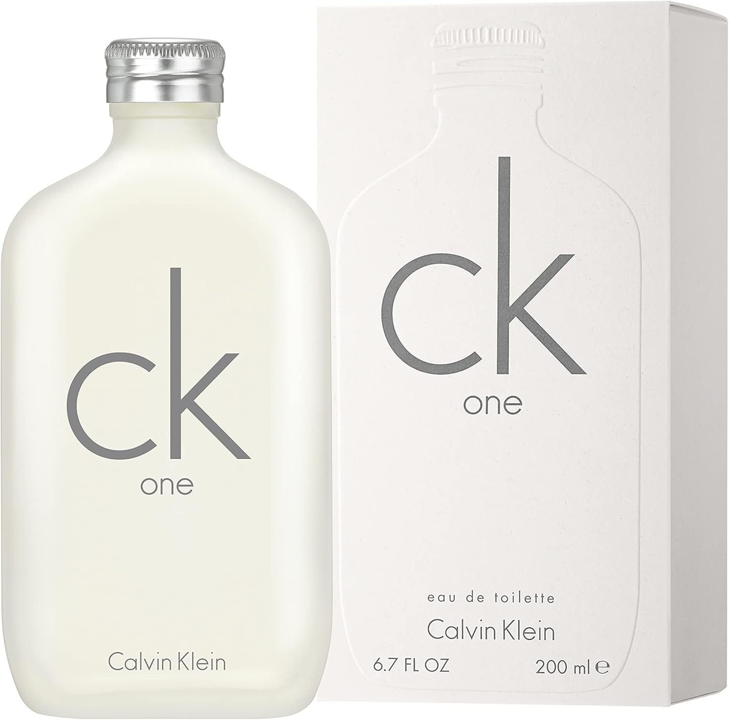 Calvin Klein CK One perfume for unisex Eau de toilette 200ML pour homme