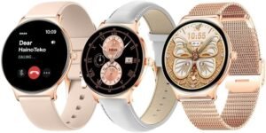 HainoTeko 5 | Montre Connectée | Smartwatch | Cardiofréquencemètre | Notifications Smartphone | Sport & Bien-Être