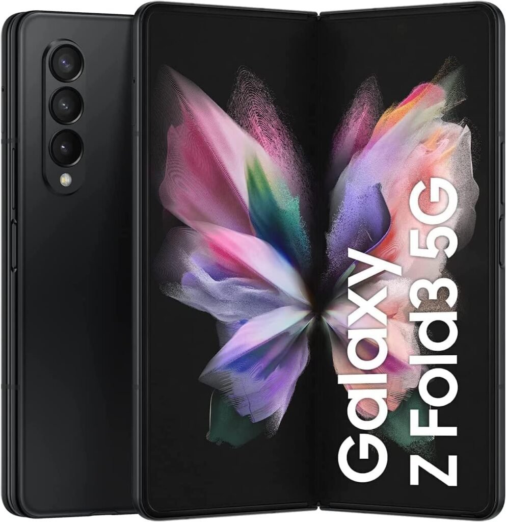 Samsung Galaxy Z Fold 3 256 Go | Smartphone 5G Pliable, Écran AMOLED 7,6’’ + 6,2’’, 12 Go RAM, Snapdragon – Polyvalence.