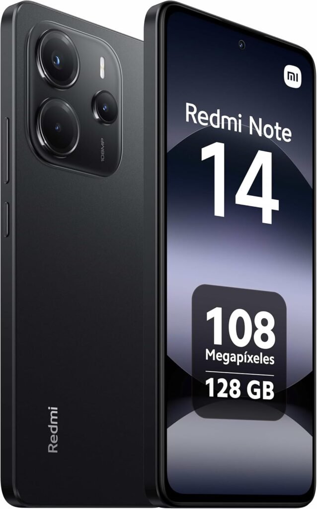 Xiaomi Redmi Note 14 | Smartphone 4G 6,67” AMOLED 120 Hz | 6 Go RAM | 128 Go Stockage | Batterie 5000 mAh