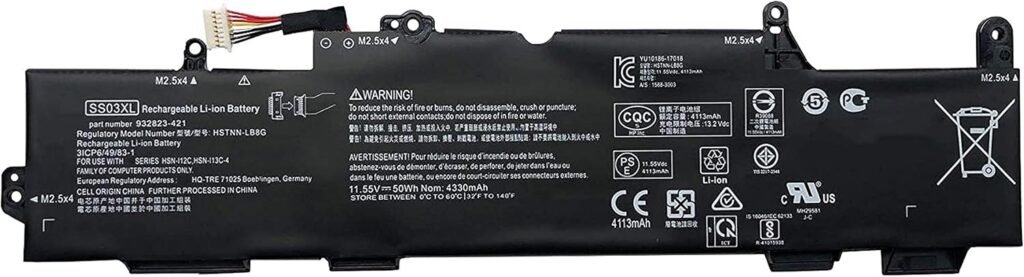 Batterie pour HP EliteBook 840 G5 | 50 Wh, ~11.55 V | SS03XL