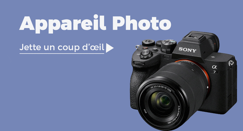 Bannière Caméra et appareils photos